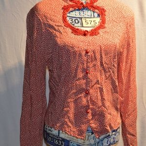 Montana Red Flowery Print blouse
